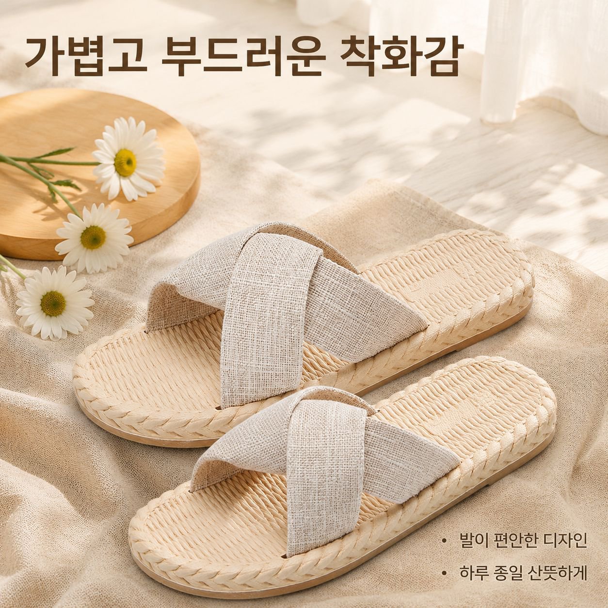 여름 해변 여성용 플랫 샌들 비치 샌들