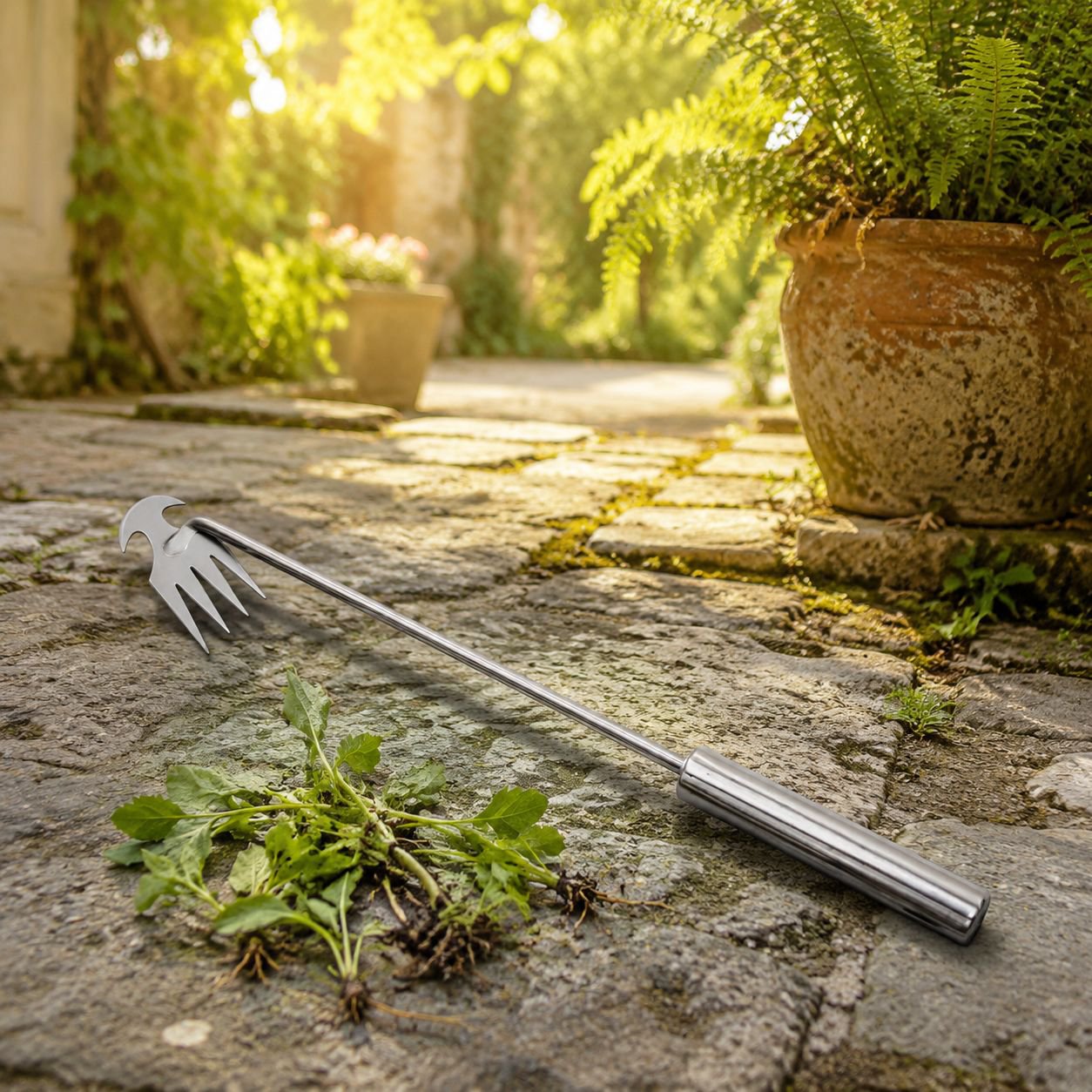 Multipurpose Weeder Metal Kit Patio Weeder Manual Gardening Farm Weeding Tools