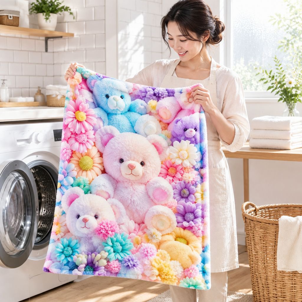 お昼寝中の子供とエアコン対策ブランケット