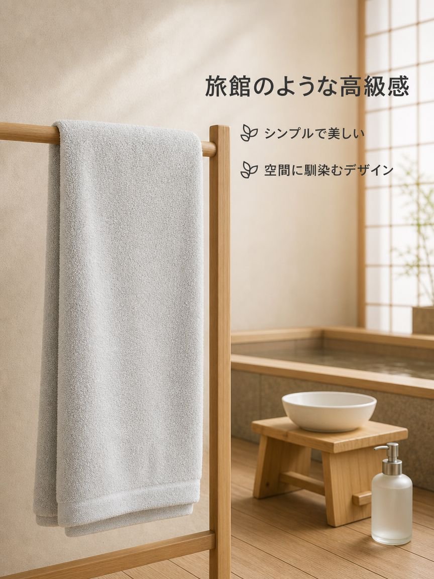 極上の柔らかさのバスタオル