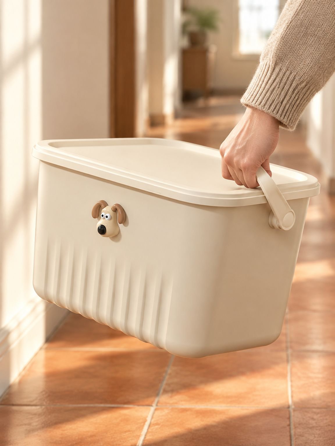 Caja organizadora portátil para juguetes y ropa