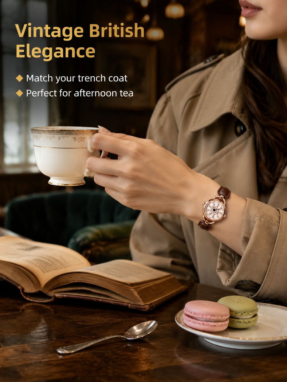 Goddess Waterproof Watch Snowflake Wristwatch Waterproof Wristwatch Snowflake Waterproof Watch