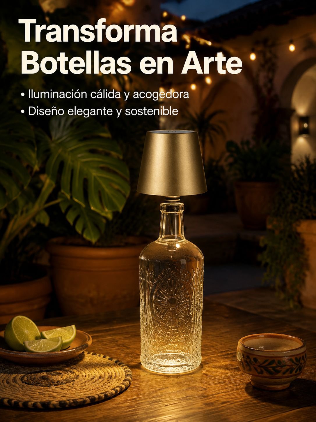 Iluminación LED incorporada portátil
