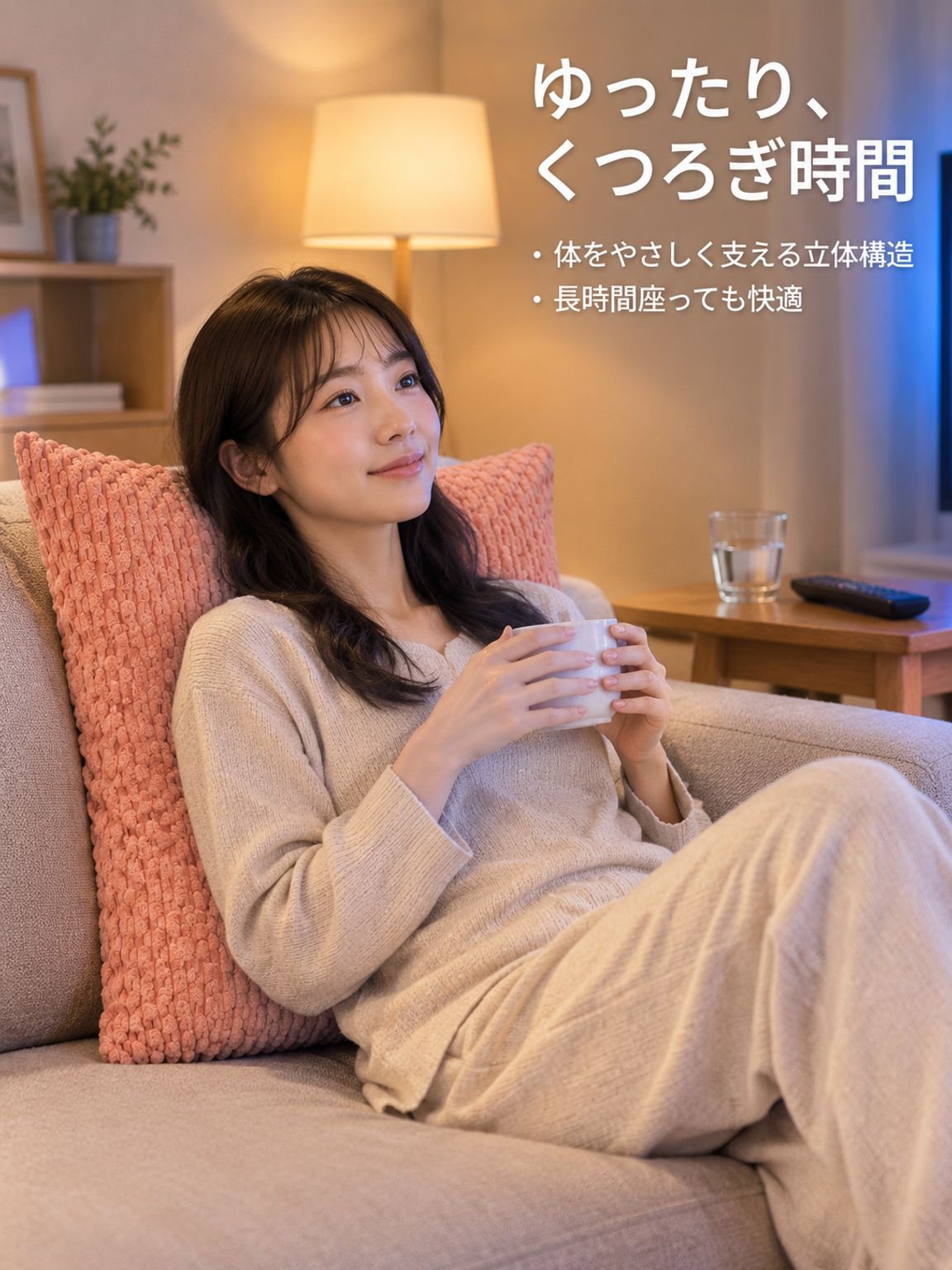 チェーンコーデュロイクッションカバー