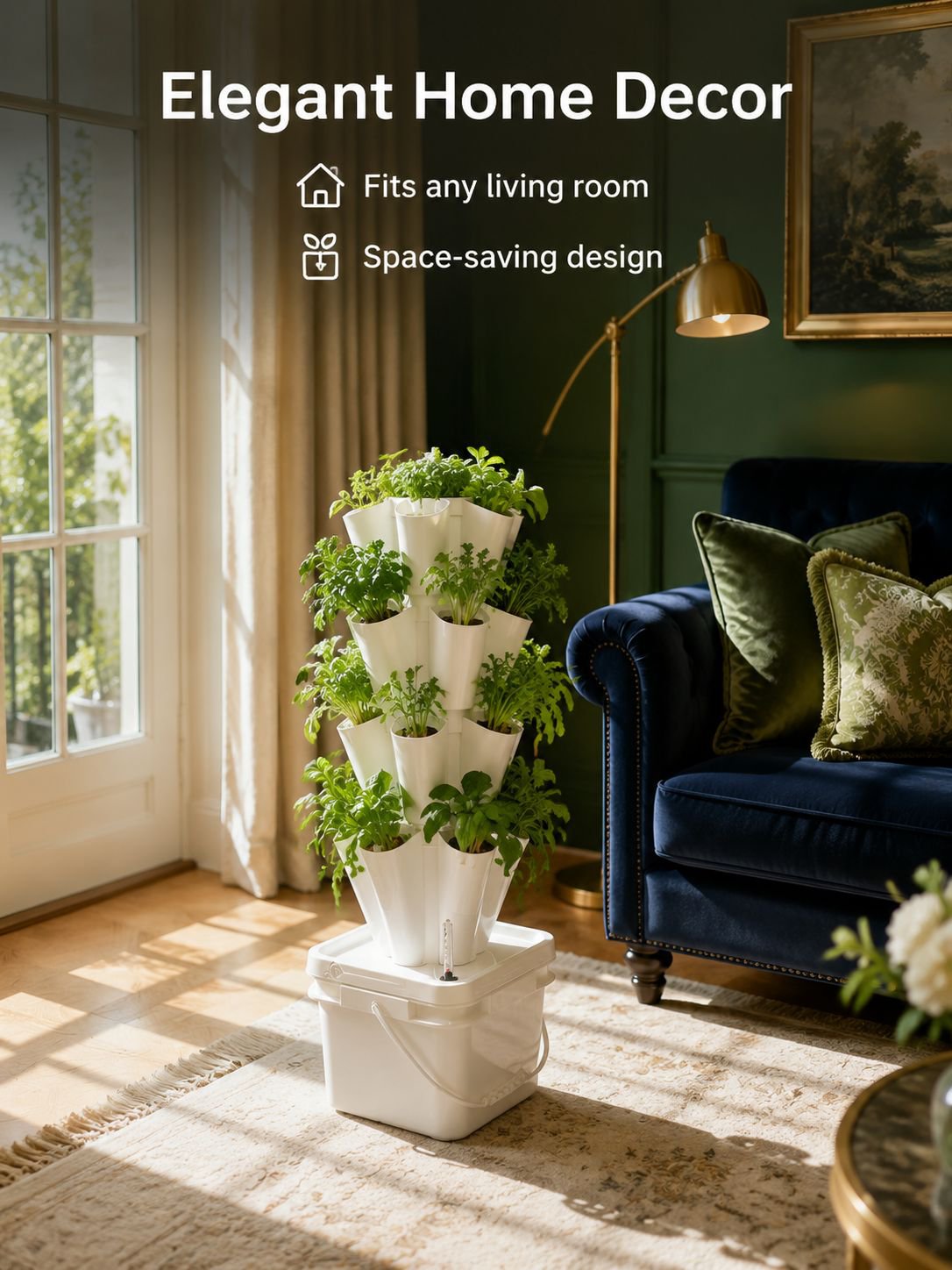 Product displayed with accessories for versatile use