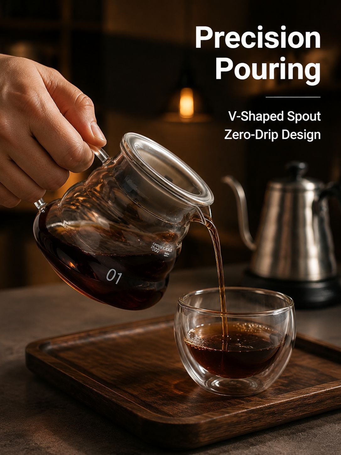 Creative cloud shaped hand brewed coffee set
