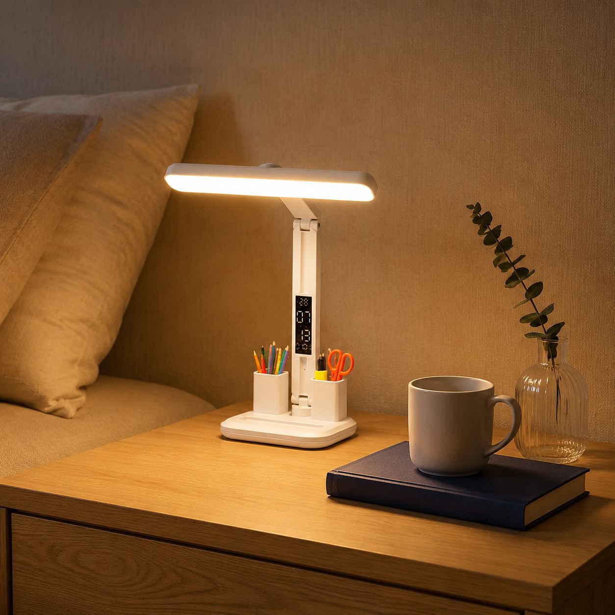Petite lampe de chevet dédiée pour chambre