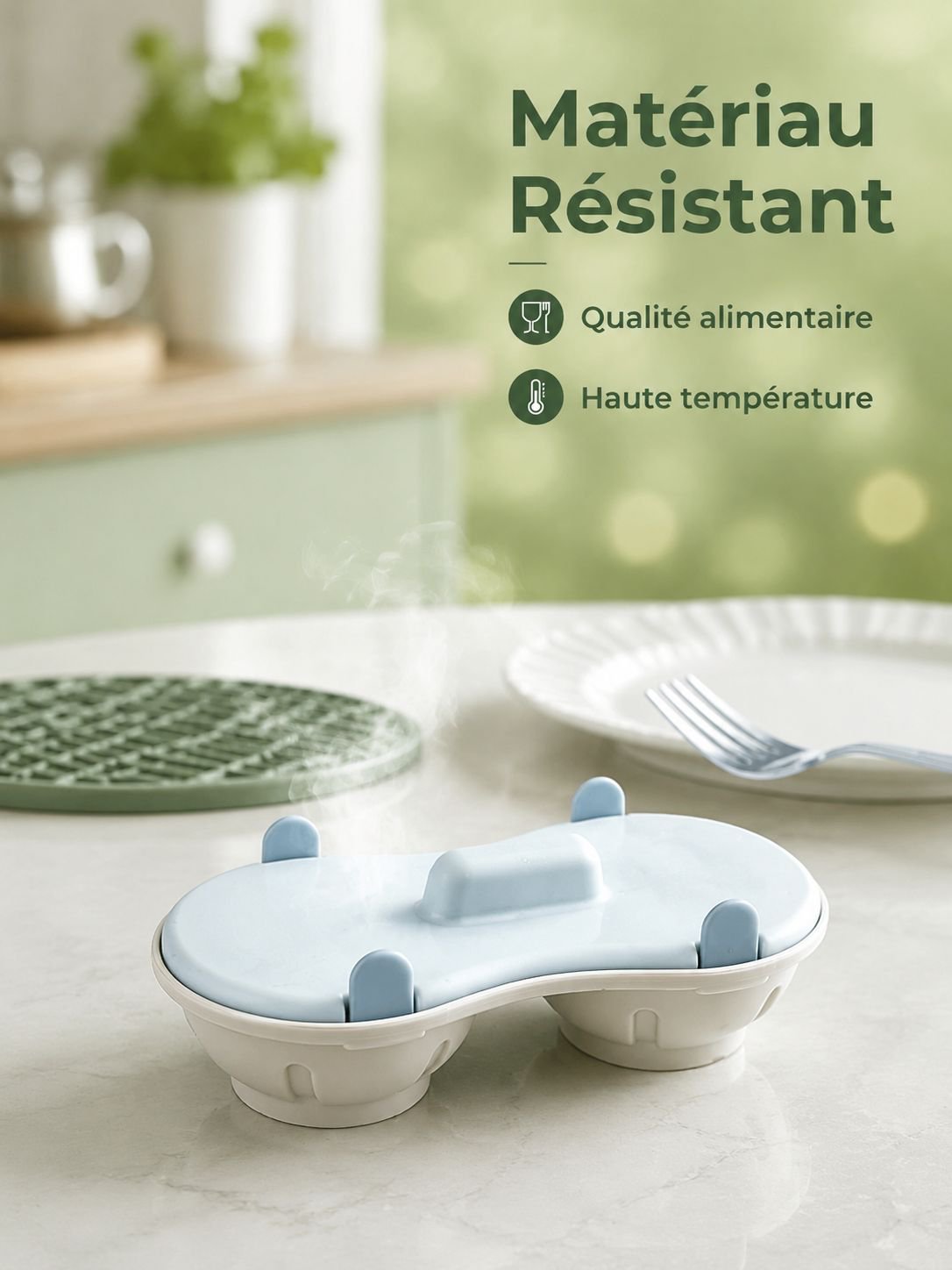 Cuiseur d'œufs micro-ondes, gadget de cuisine créatif