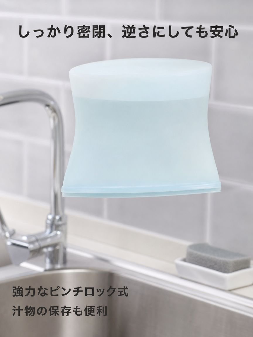 食品グレードのシリコン製保存袋