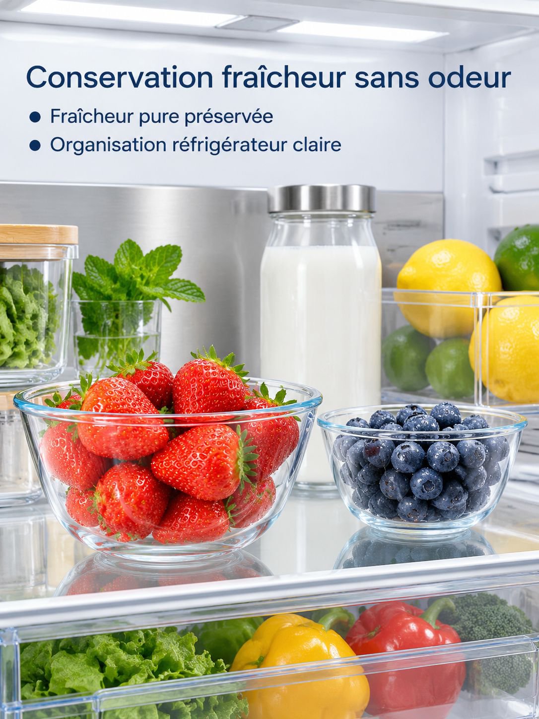 Set de vaisselle en bols en verre