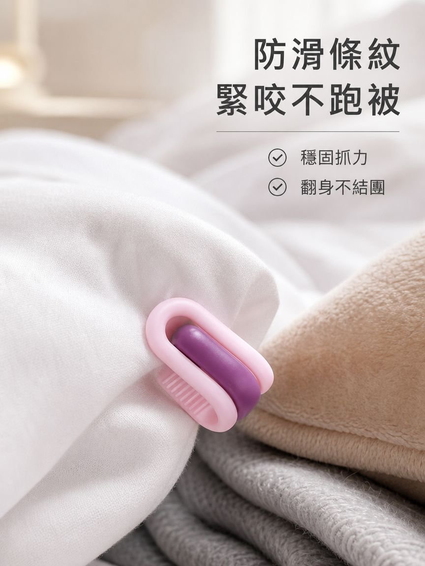 無針被子固定器
