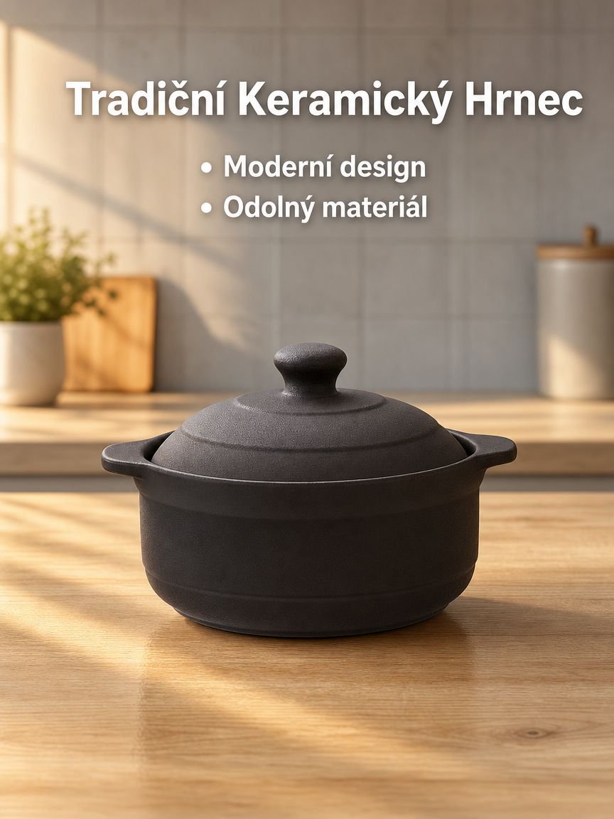 Žáruvzdorný keramický kastrol