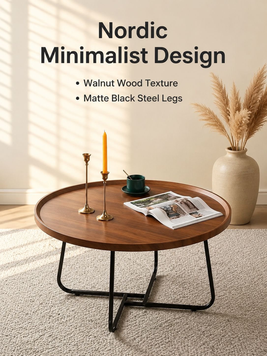 Nordic Light Luxury Coffee Table