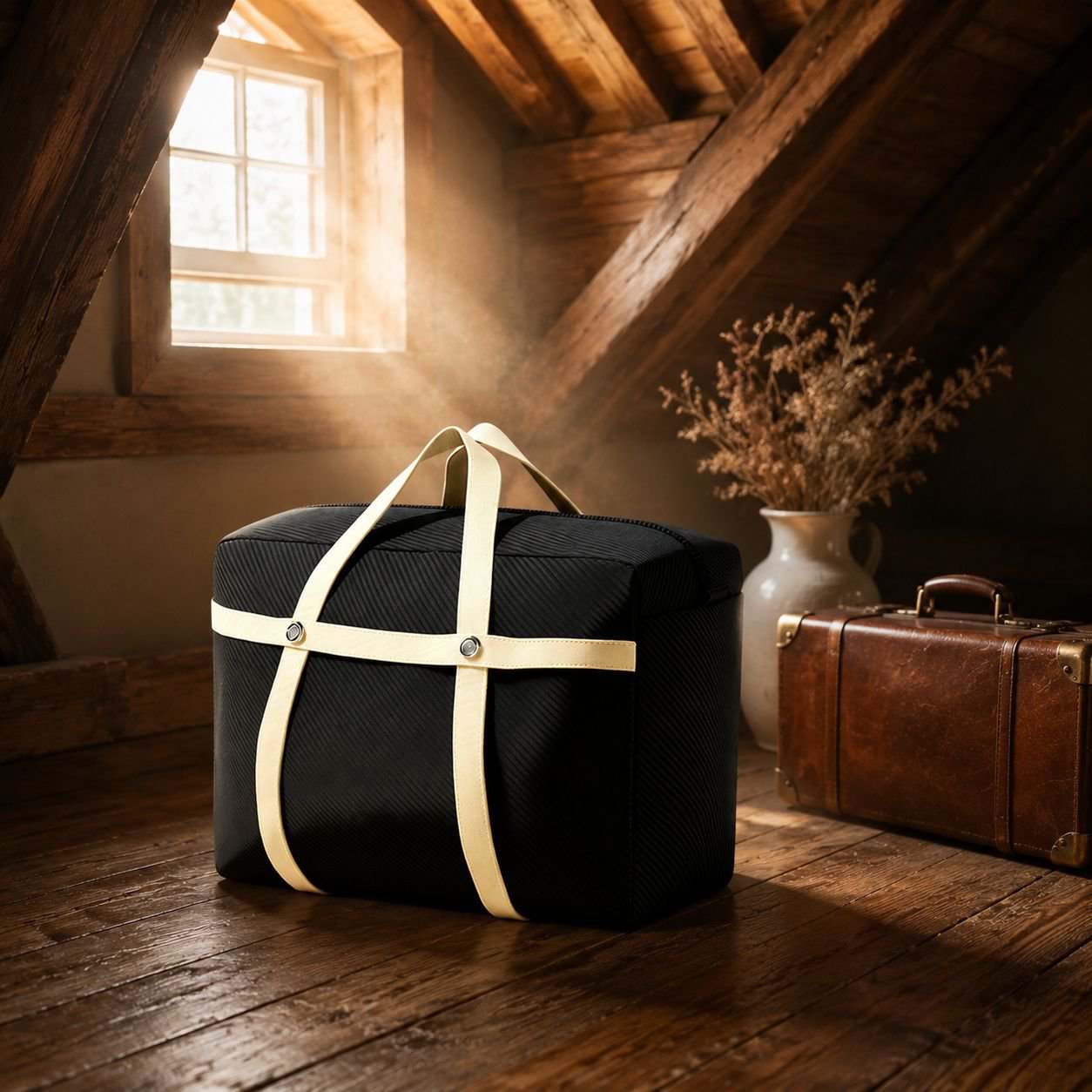 Protective storage bag for blankets, quilts, and linens