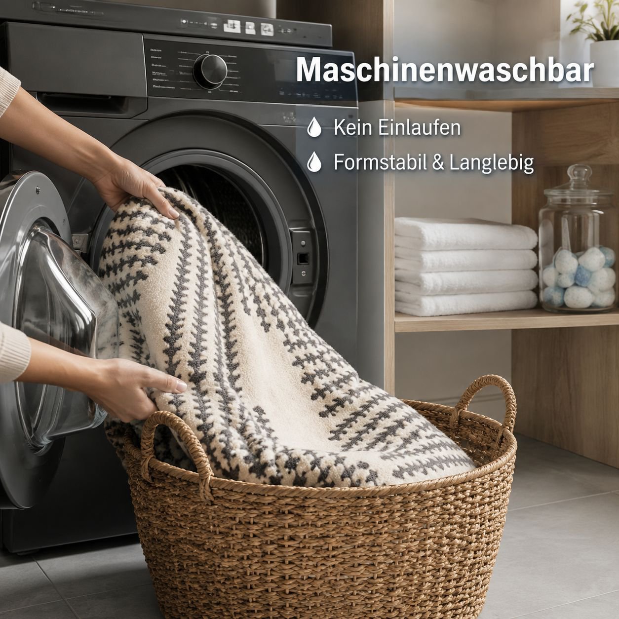 Katzenkratzfester Plüsch-Sofabezug, verschleißfest und rutschfest, luxuriös und schlicht