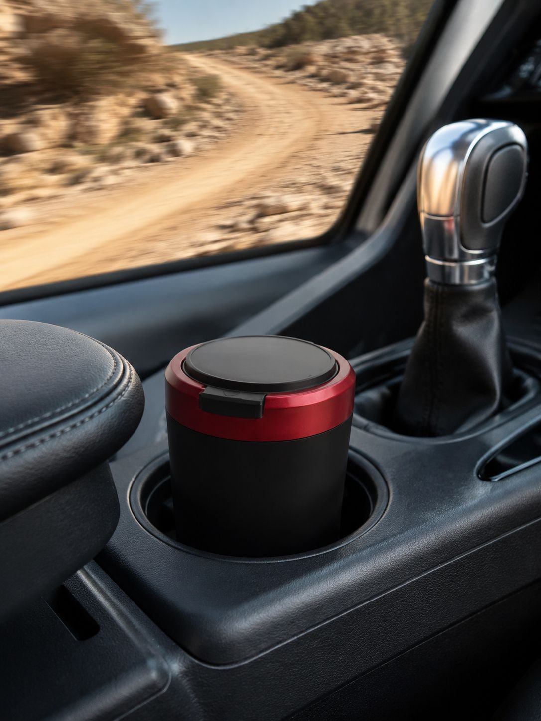 New car ashtray with LED light for easy night use