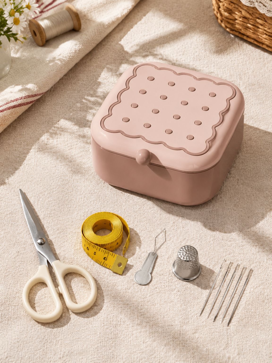 Caja organizadora magnética cerrada con diseño compacto