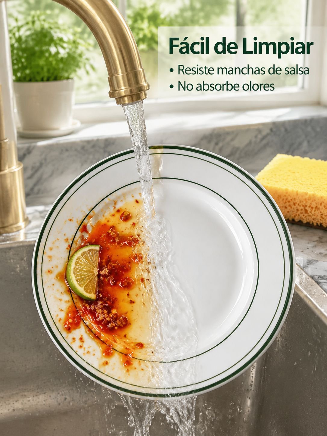 Vajilla de cerámica redonda