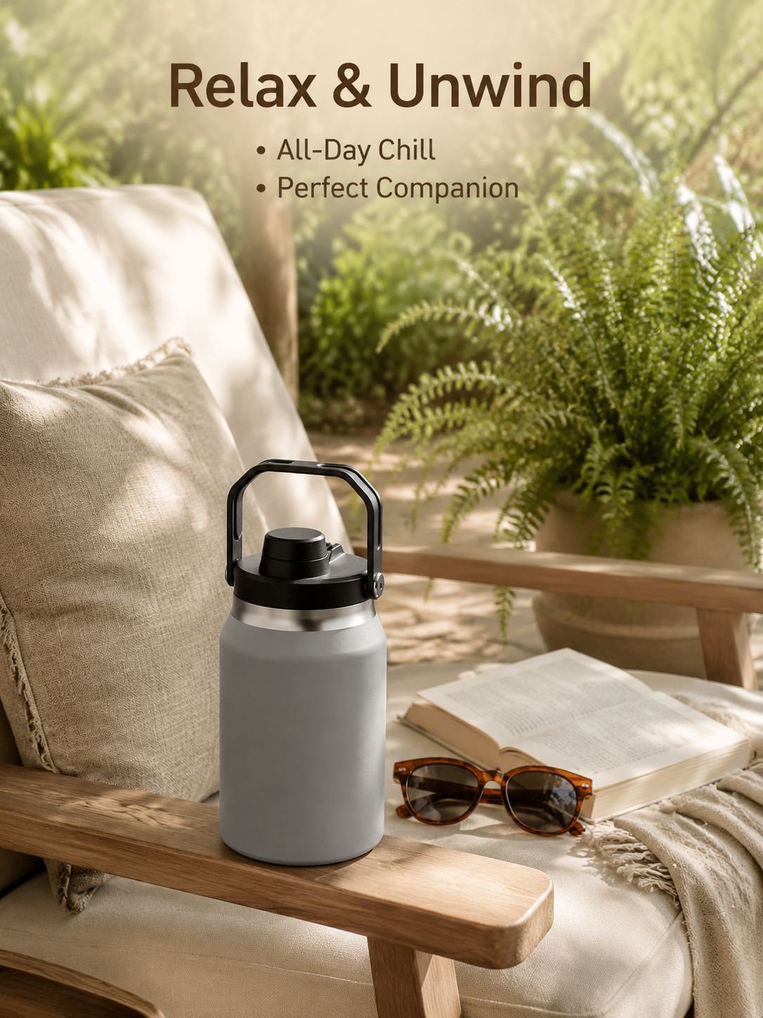 Insulated car ice bucket for summer trips