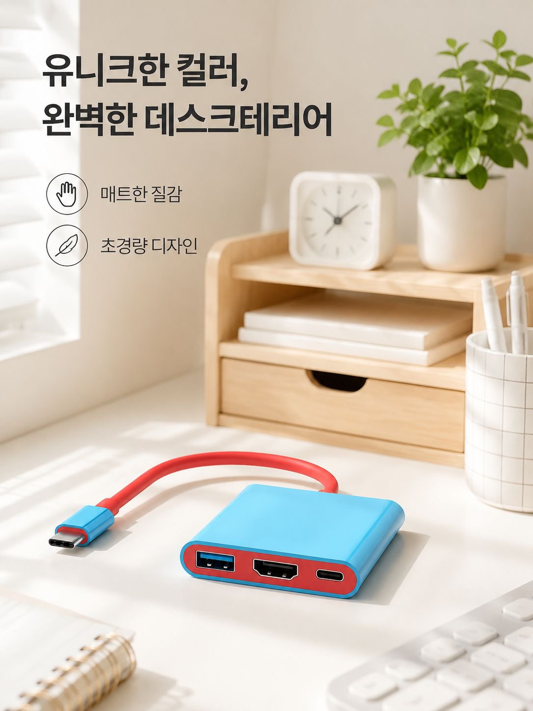 휴대용 확장 도크 미러링기