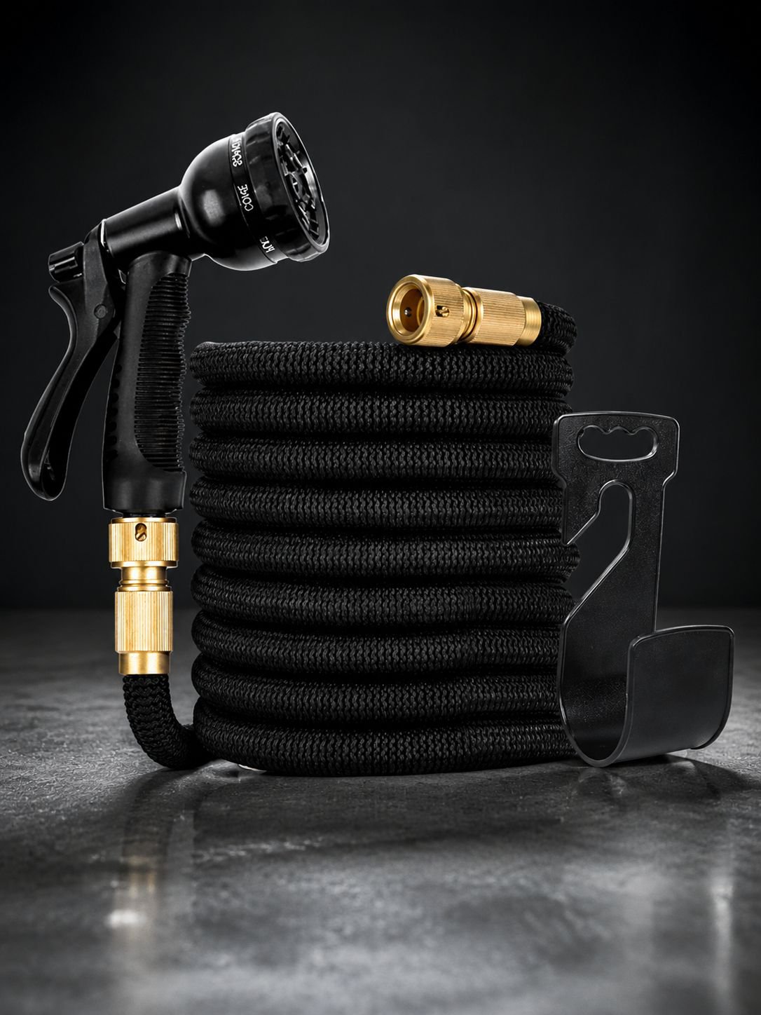 Pistolet à eau haute pression en plastique pour le lavage de voiture et de jardin, tuyau d'arrosage 