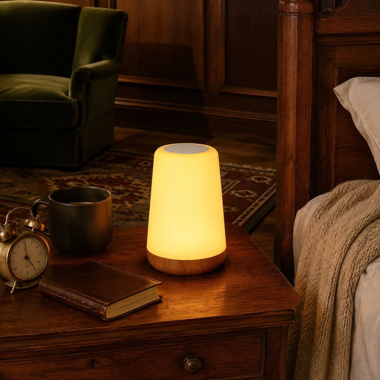 Cute Pat Night Light, Home Bedside Lamp for Student Dormitory
