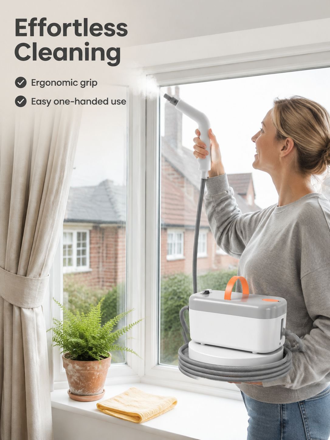 High-pressure high-temperature steam cleaner