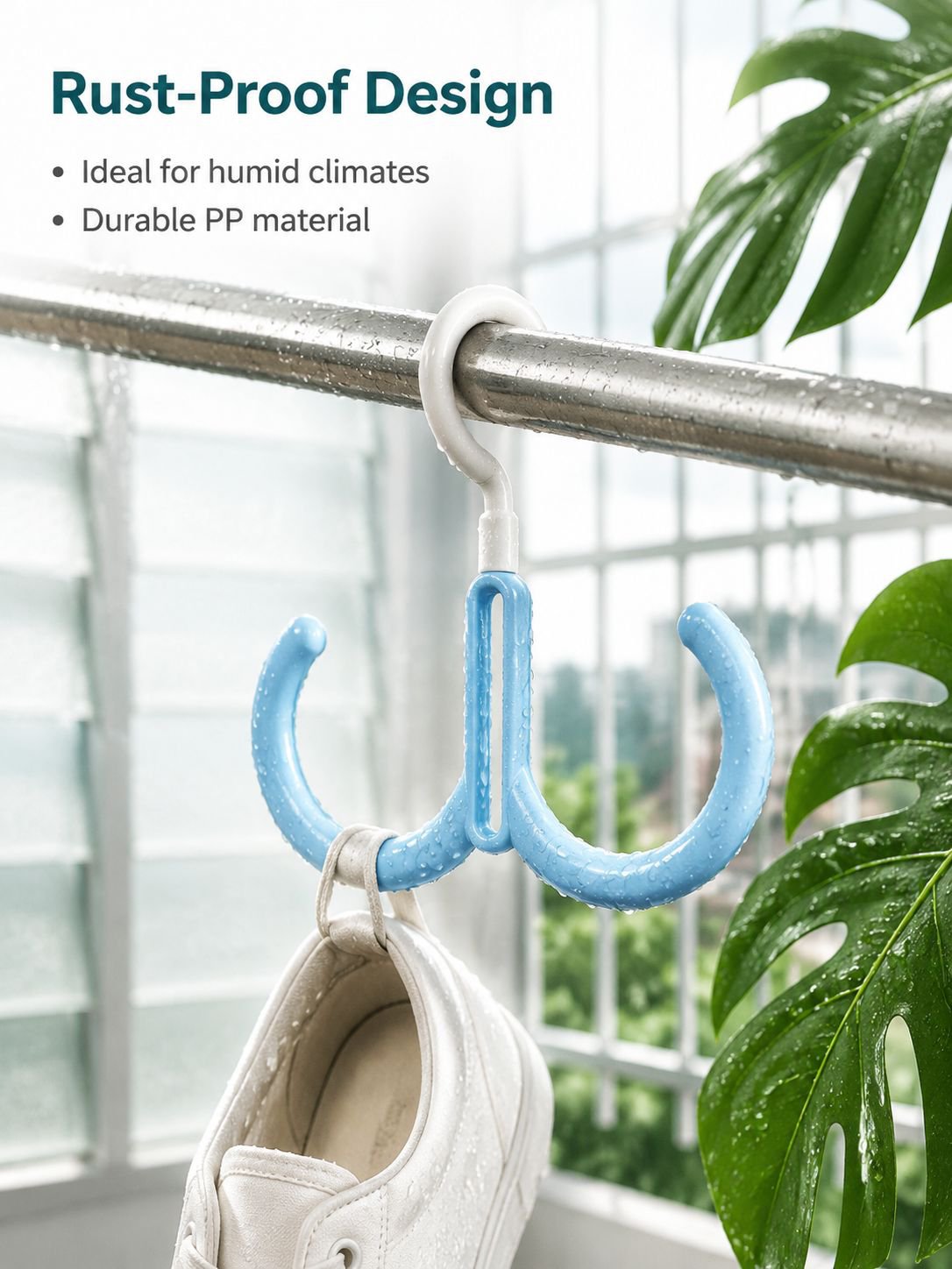 Multi-Arm Swivel Coat Hook Organizer