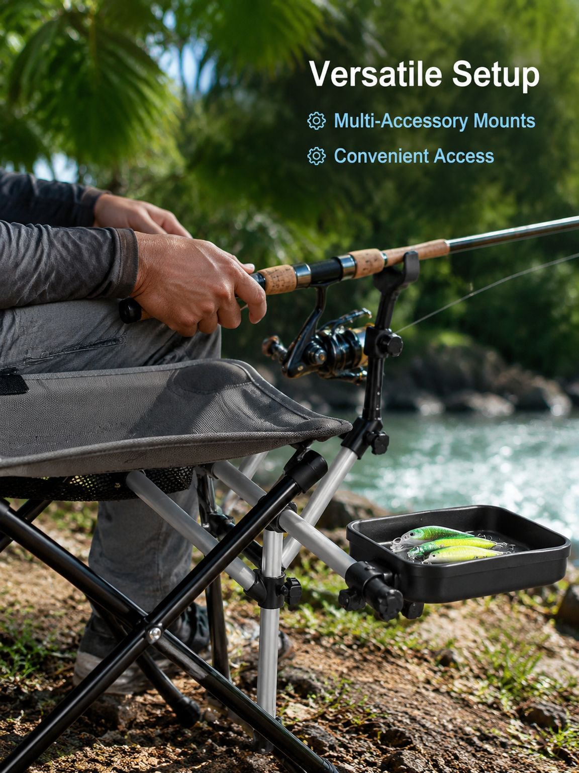 Outdoor Multi-purpose Portable Fishing Chair