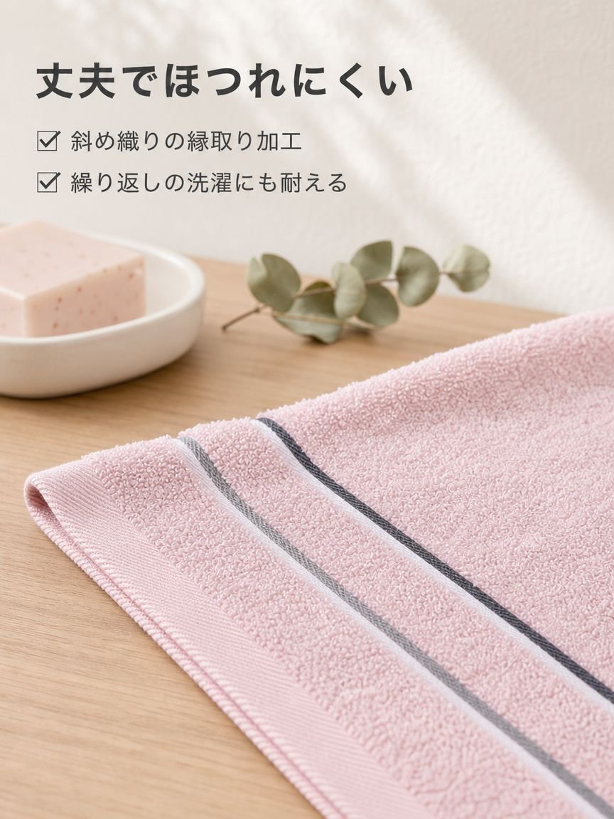 高吸水性やわらかコットンタオル