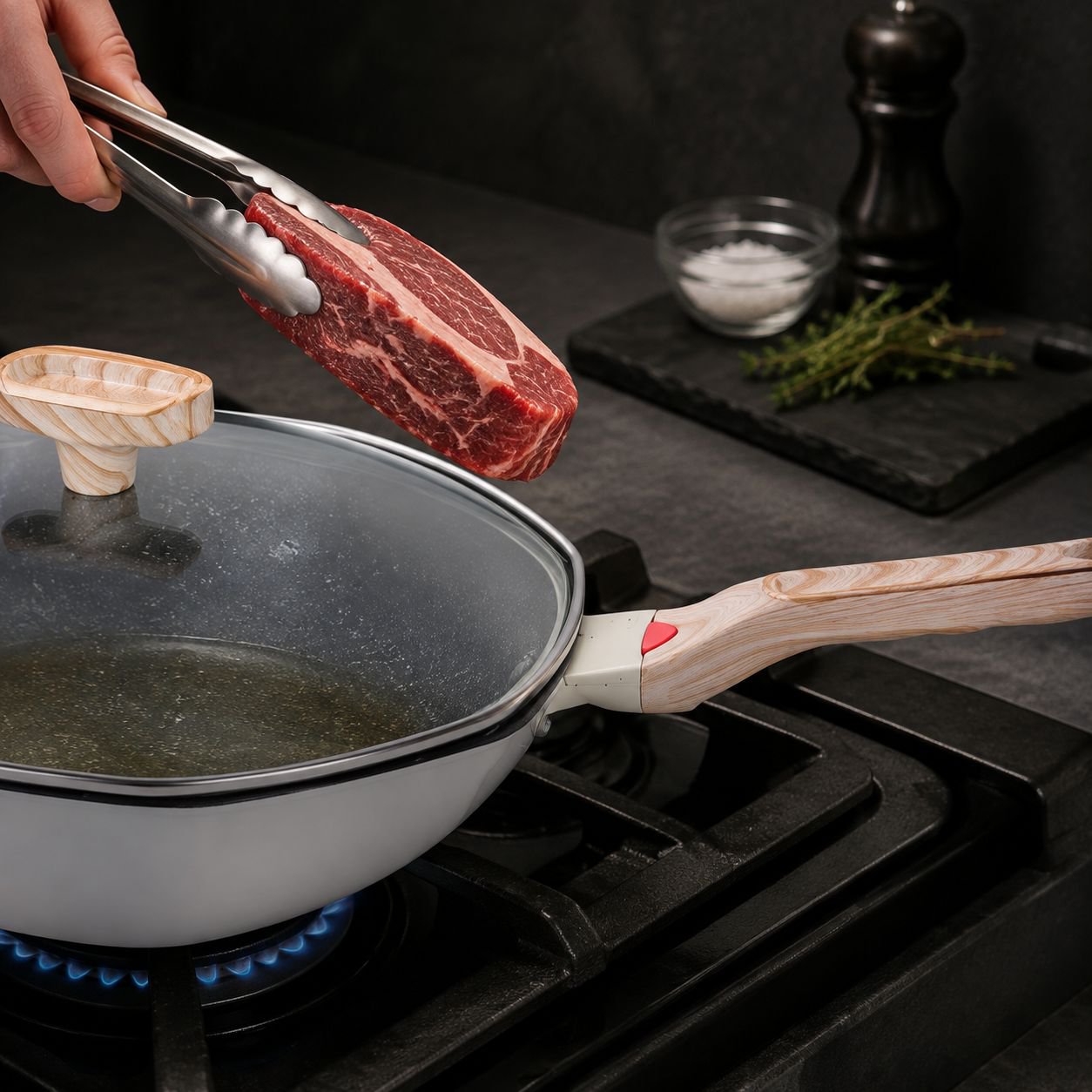 Innovative Octagonal Non-Stick Pan, Even Heating
