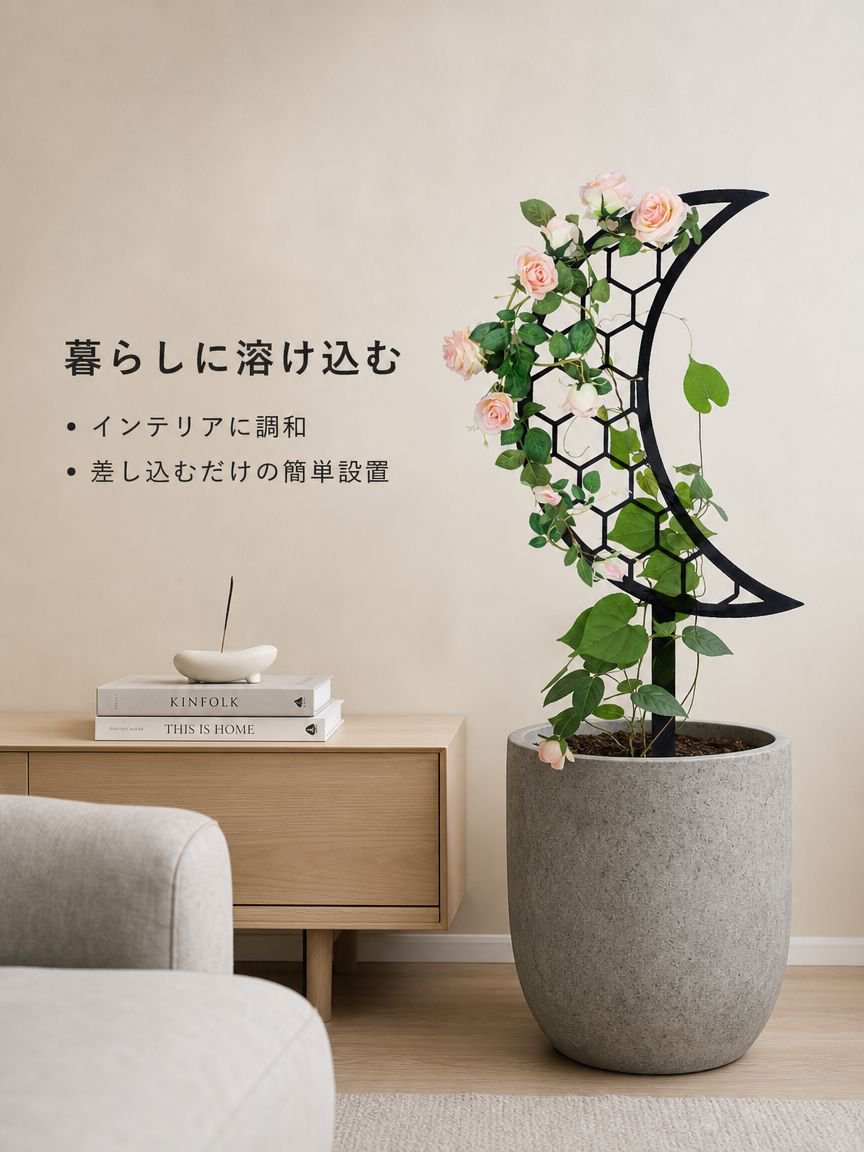 月の登攀用トレリス