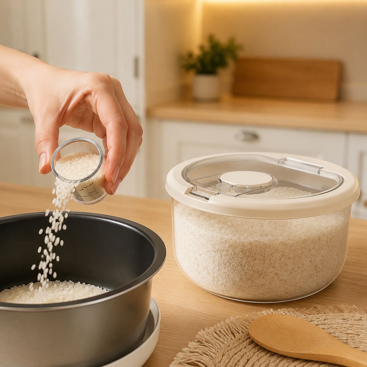 Moisture-resistant container for kitchen organization