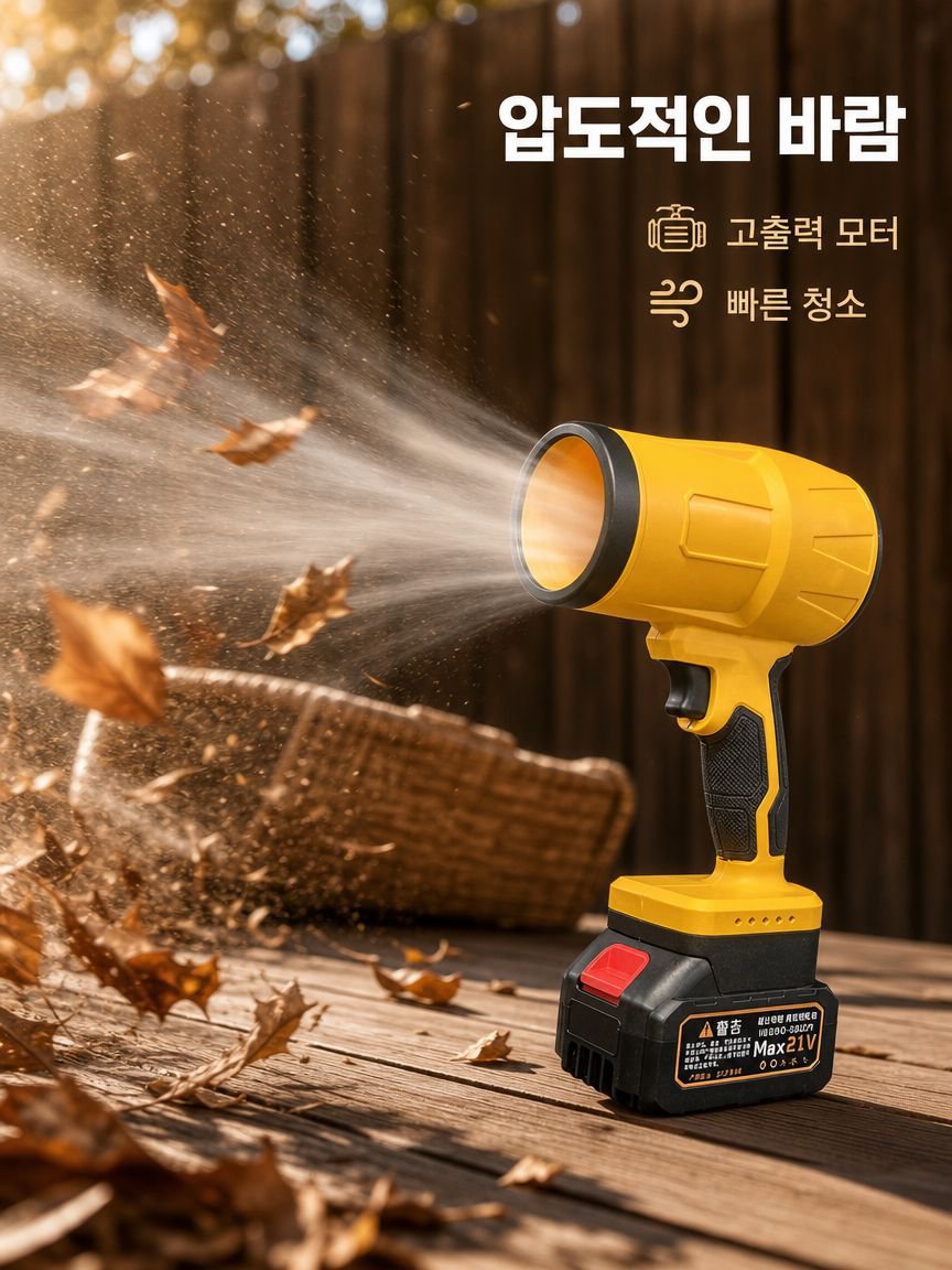 야외용 고출력 초대형 송풍기
