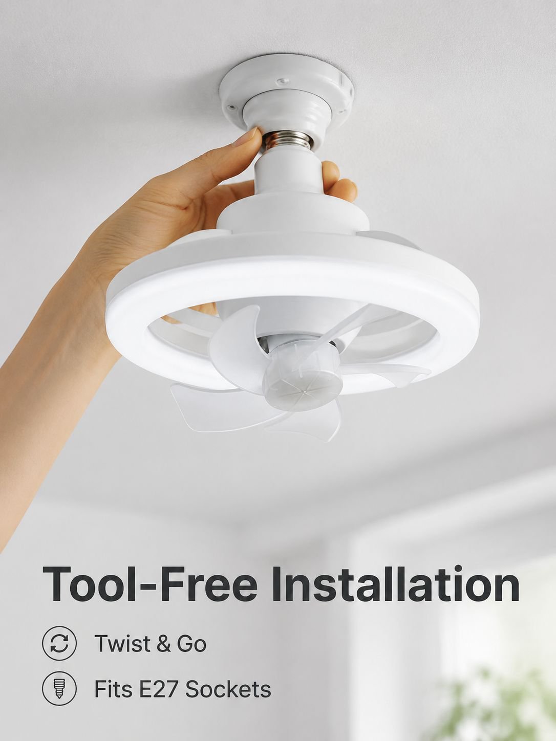 Multifunctional remote control ceiling fan light