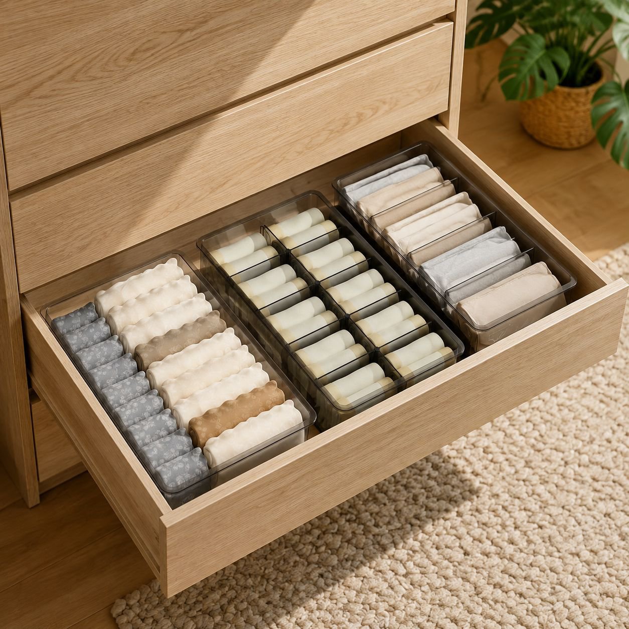 Multifunctional Drawer Partition Organizer