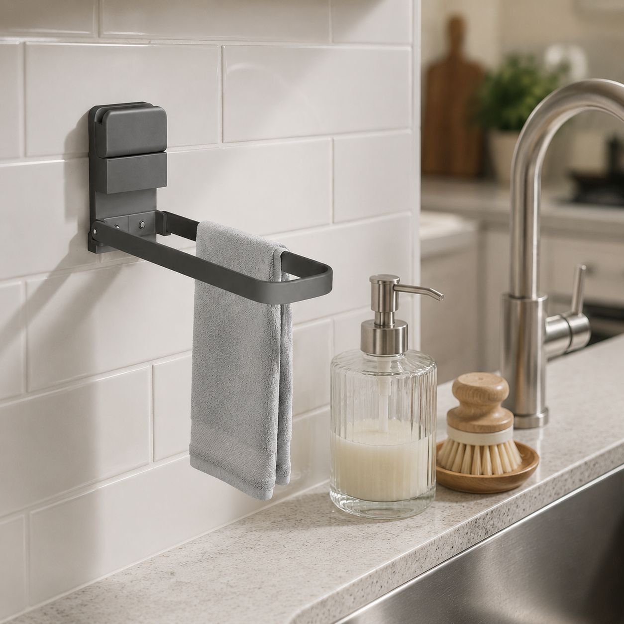 Suction Cup Towel Holder (No Drilling Required)
