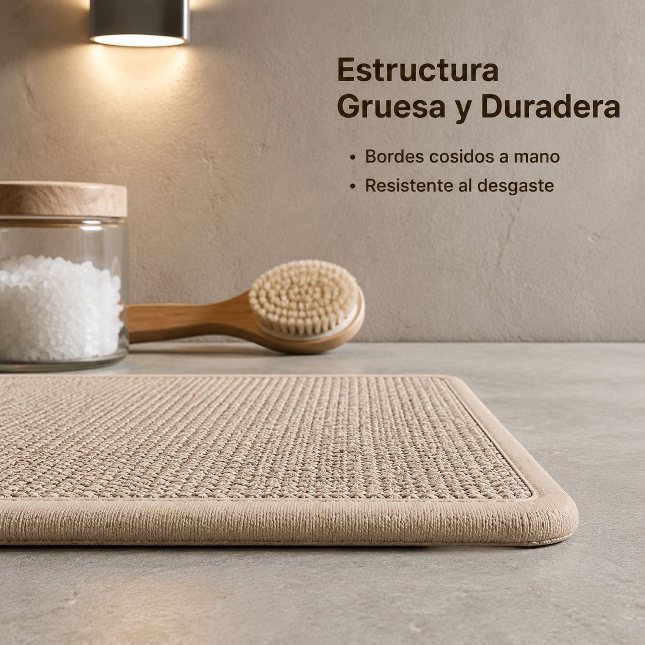 Alfombrilla antideslizante de secado rápido para el baño