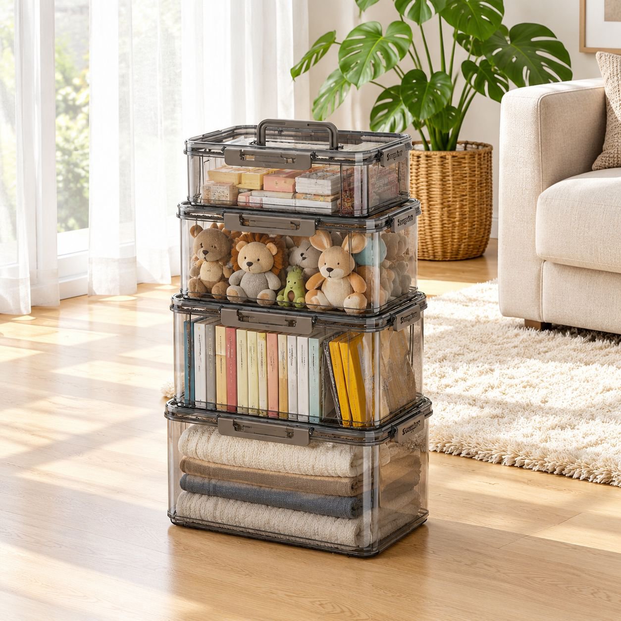 Box is perfect for organizing and storing household items