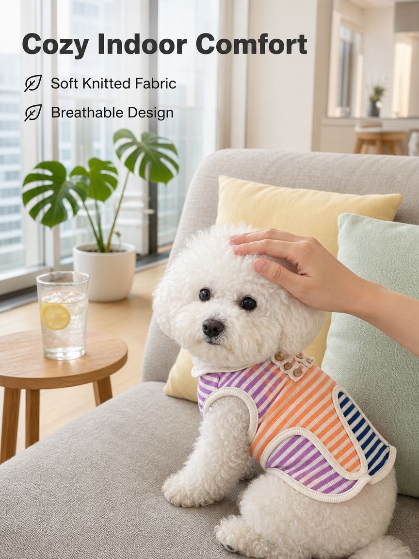 Pet summer thin vest knitwear