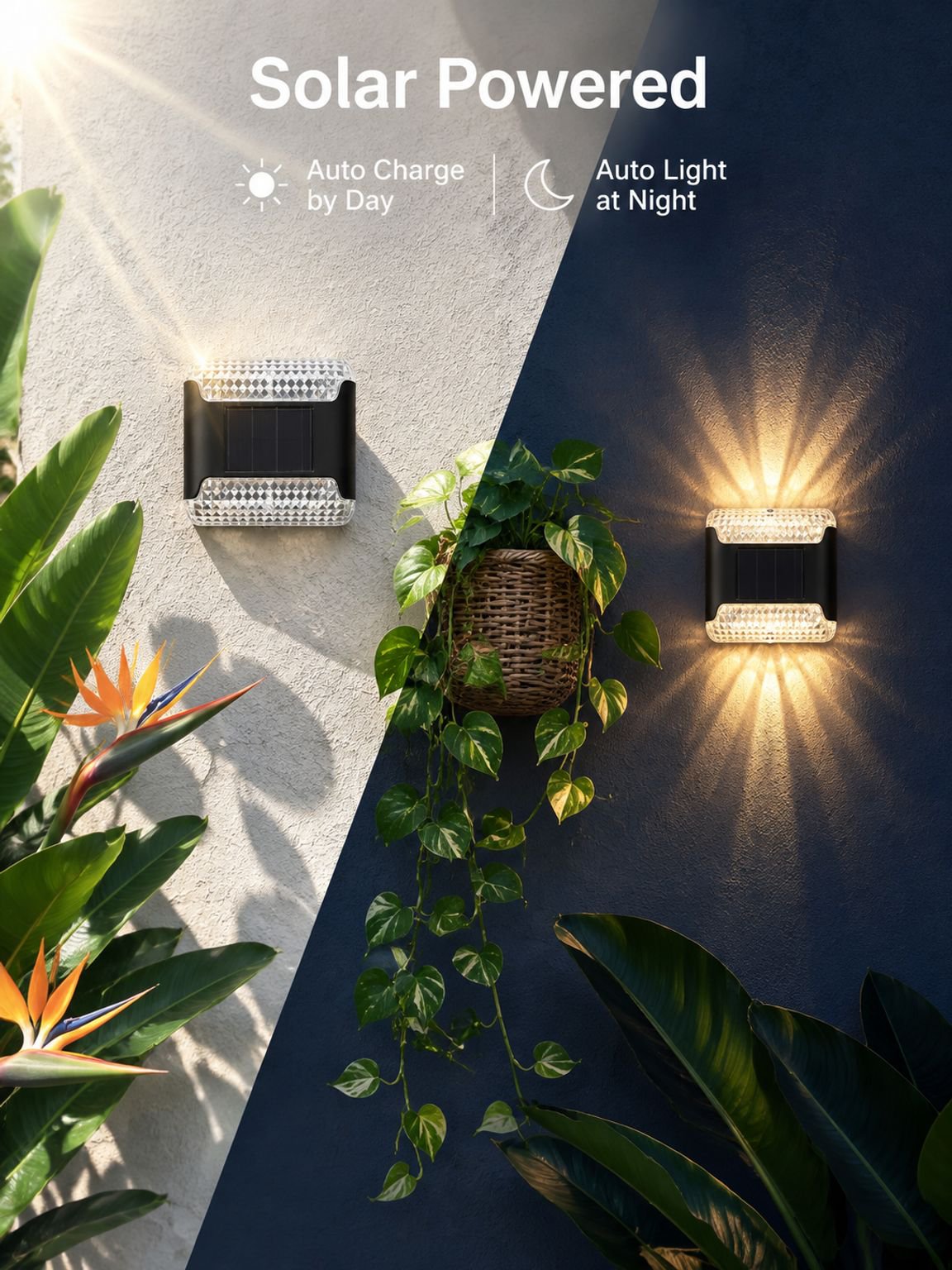 Waterproof outdoor solar landscape lights