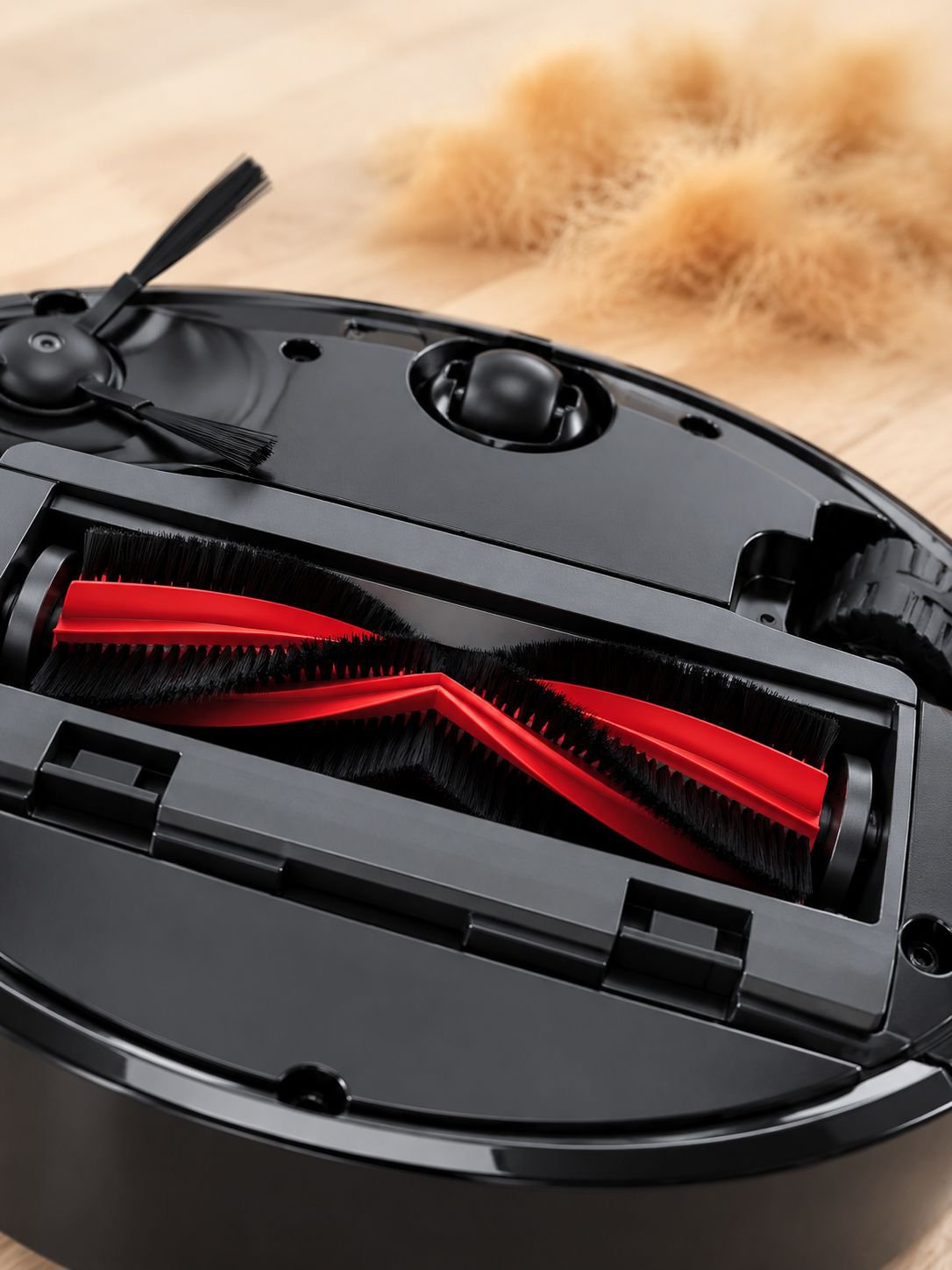 Automatischer Staubsaugerroboter mit Treppensensor starke Saugleistung für Tierhaare und Teppiche