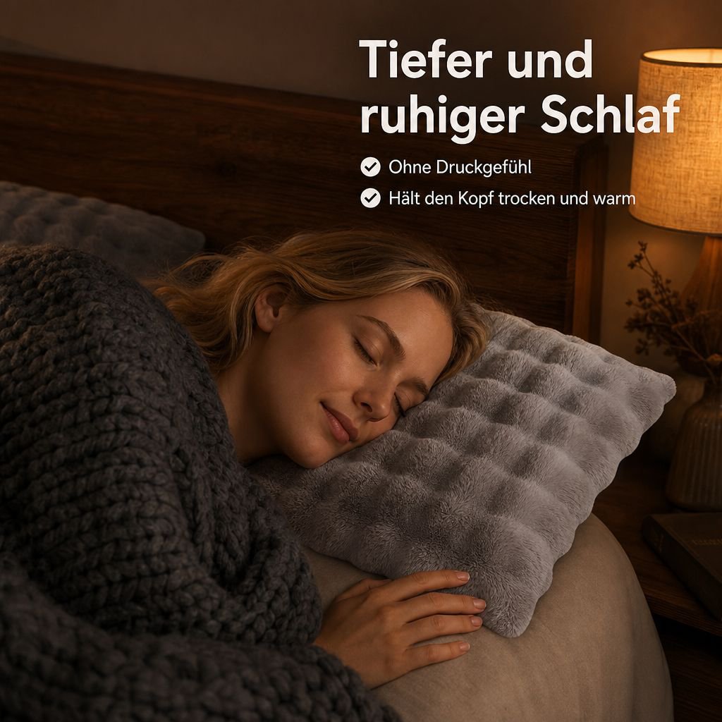 Plüsch Feuchtigkeitsabsorbierender Kissenbezug