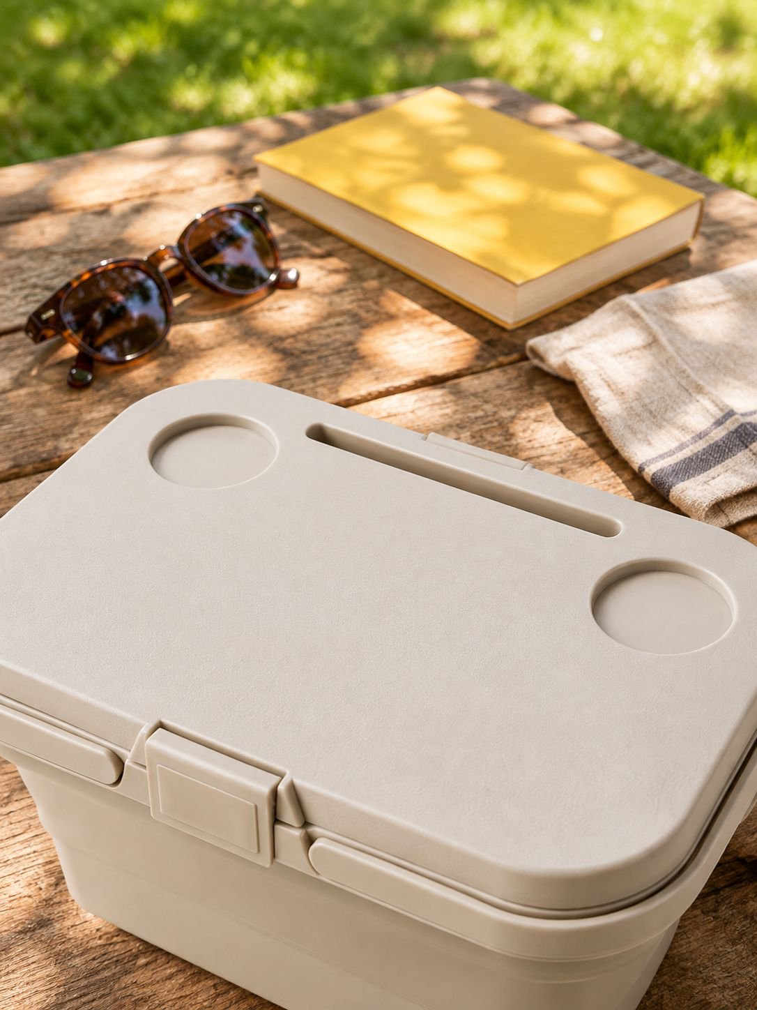 Diseño ergonómico de la cesta de picnic portátil para mayor comodidad
