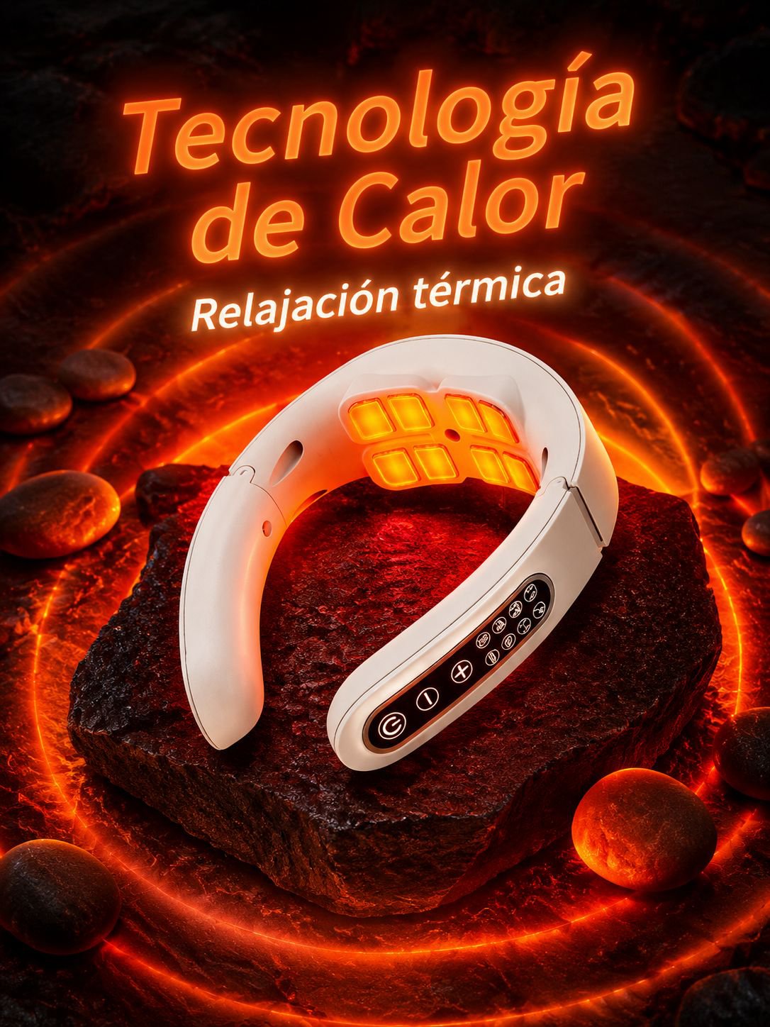 Masajeador de cuello inteligente para alivio muscular