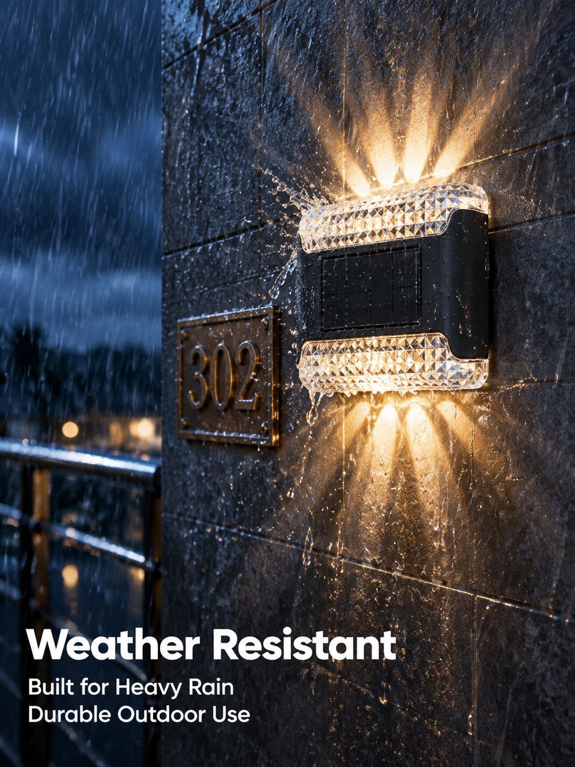 Waterproof outdoor solar landscape lights