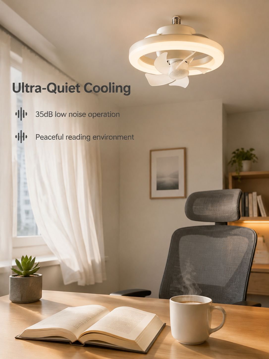 Multifunctional remote control ceiling fan light