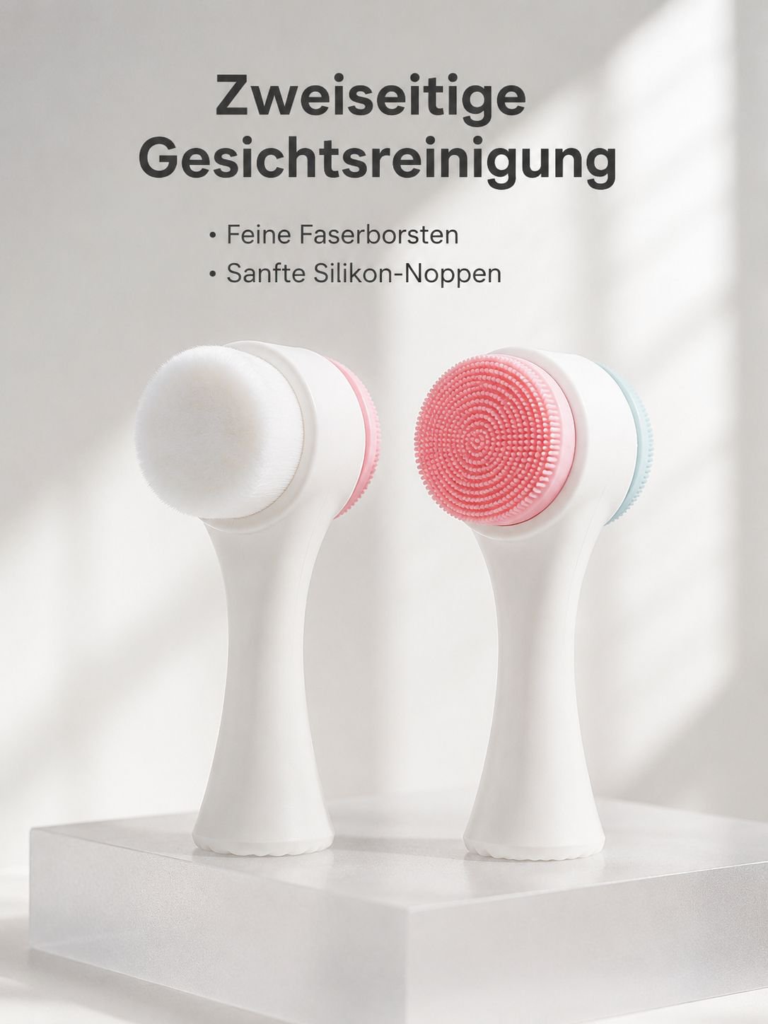 Weiche Gesichtsreinigungsbürste