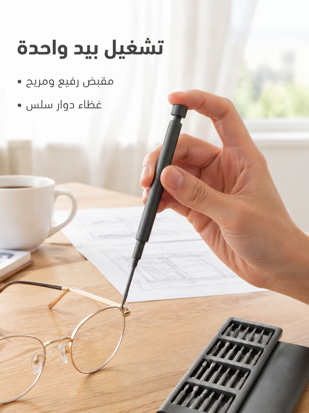 مجموعة مفك البراغي البريطانية 24 في 1