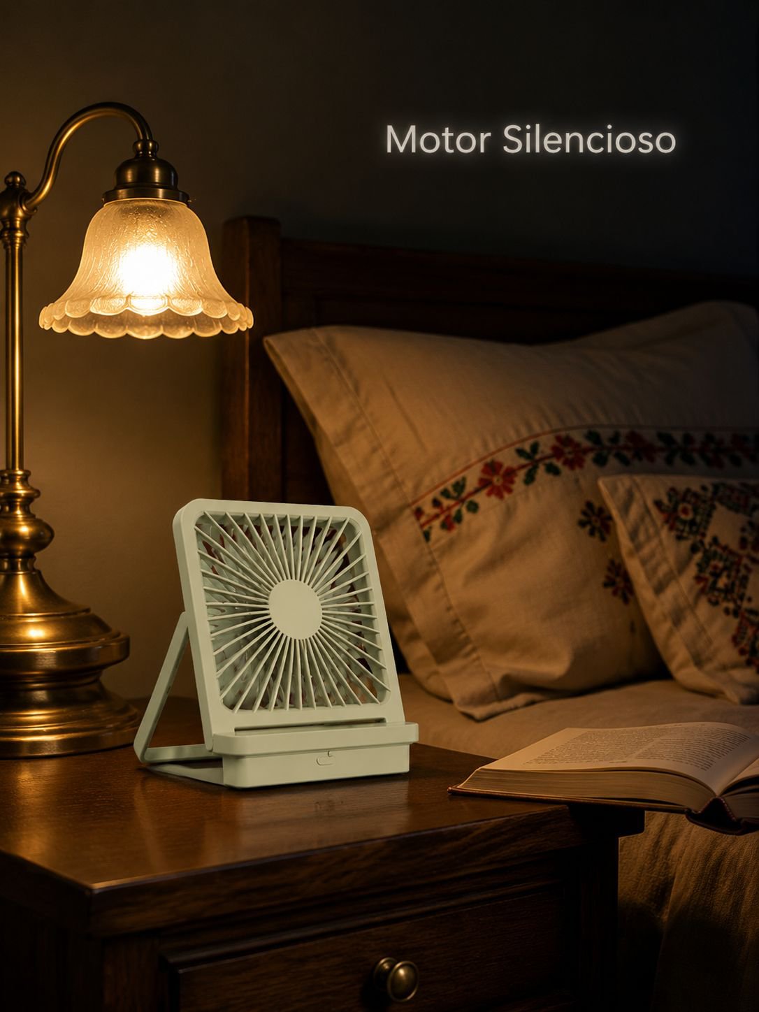 Mini ventilador de escritorio portátil